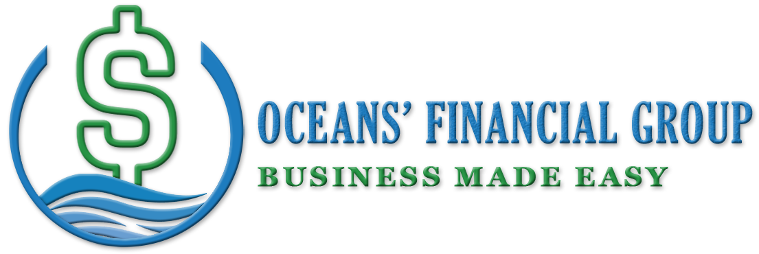 Oceans’ Financial Group Website - Bookkeeping Services